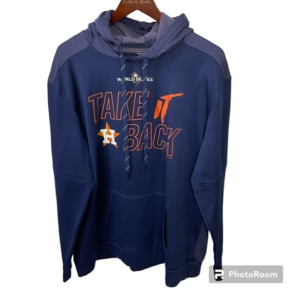Majestic Authentic Collection Houston Astros 2019 Take It Back Sweatshirt XL E1 - Picture 1 of 8